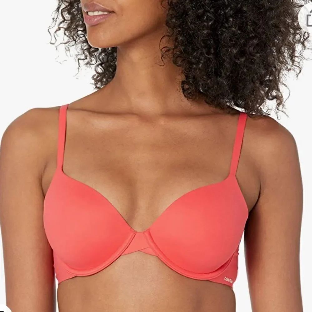 Calvin Klein Perfectly Fit Lightly Lined Full Coverage T-Shirt Bra Size 34D